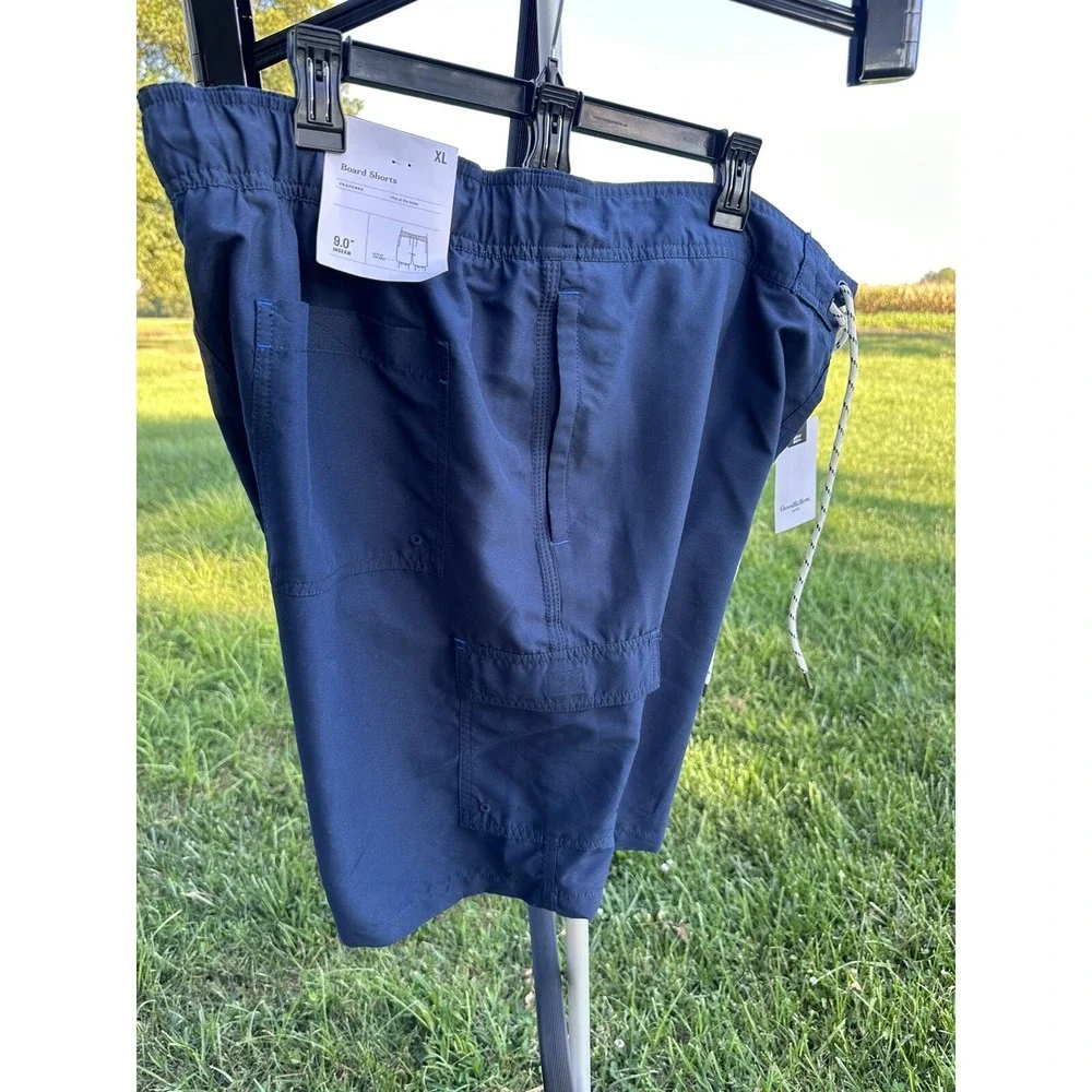 NWT‎ Goodfellow & Co Mossimo Men's Board Short Swim Trunks Navy Blue - Size XL